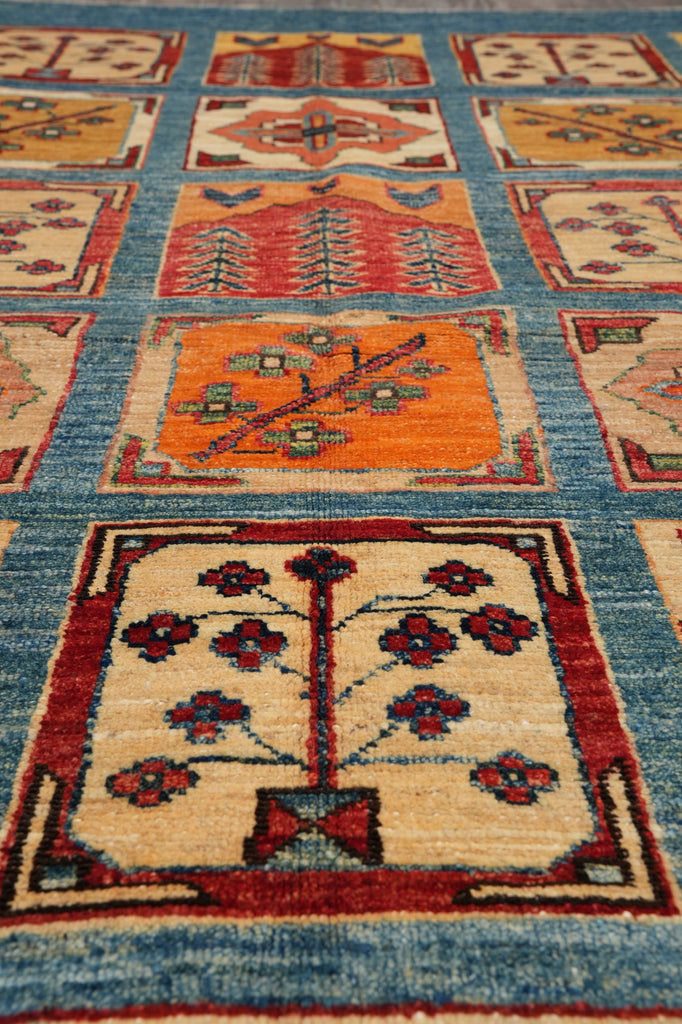 5.8 x 7.5 New Handmade Tribal Bakhtiar Garden Chobi Rug #B-76094