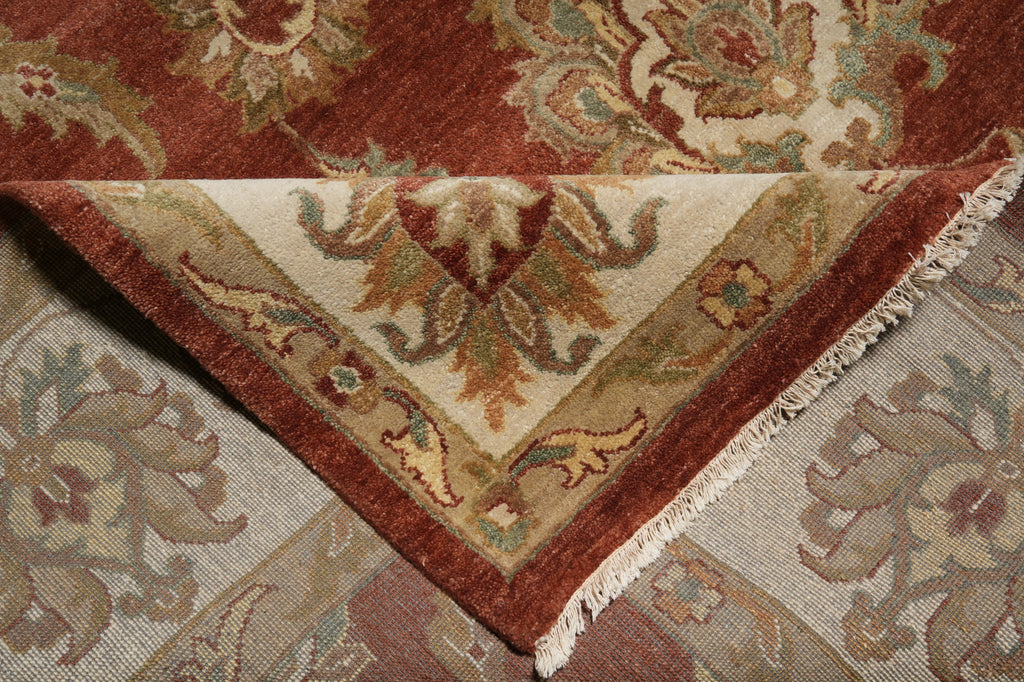 9.8 x 14 Chobi Zigler Agra Rug Rust #B-71804