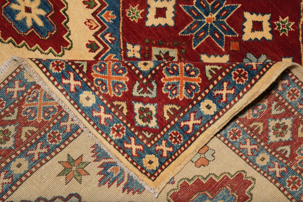 5 x 6 New Kazak Rug Handmade Pakistan #B-77244