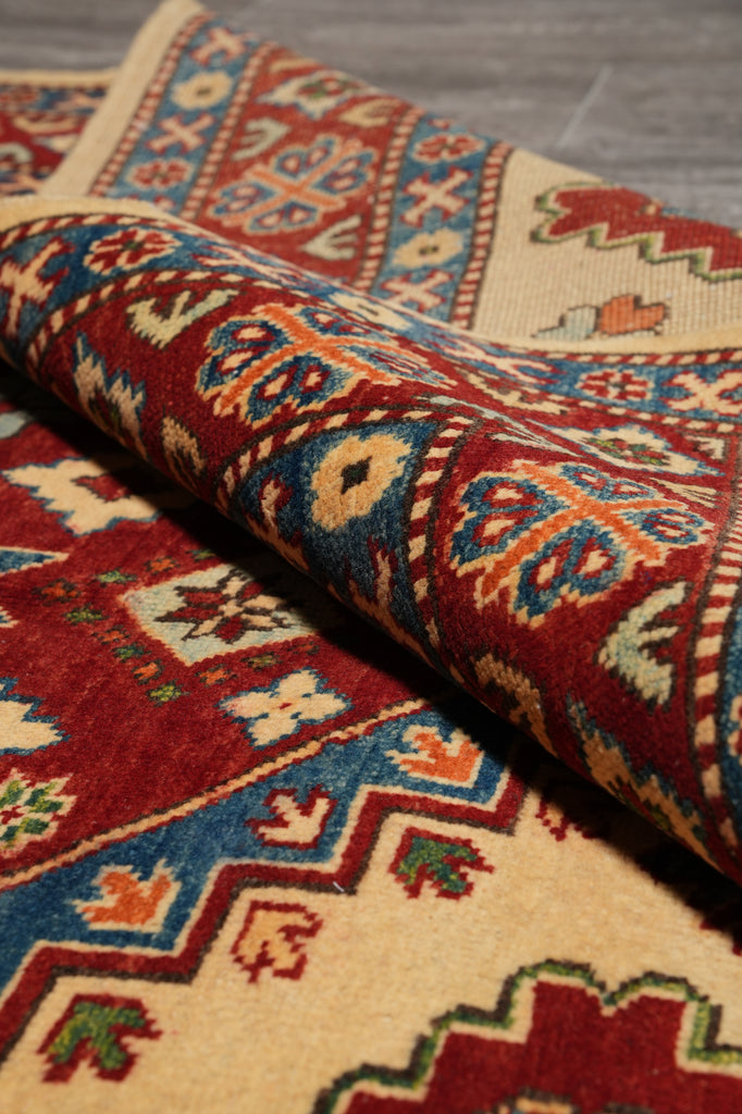 5 x 6 New Kazak Rug Handmade Pakistan #B-77244