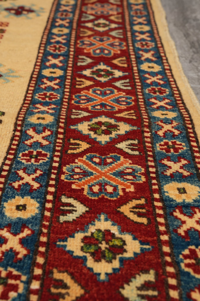 5 x 6 New Kazak Rug Handmade Pakistan #B-77244