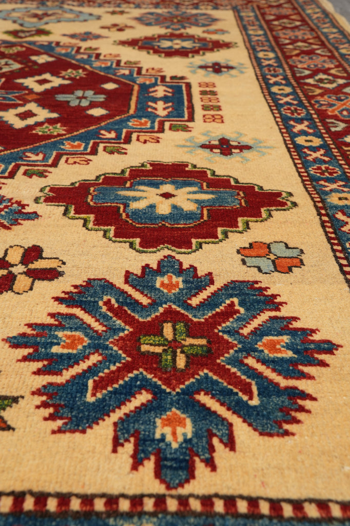 5 x 6 New Kazak Rug Handmade Pakistan #B-77244