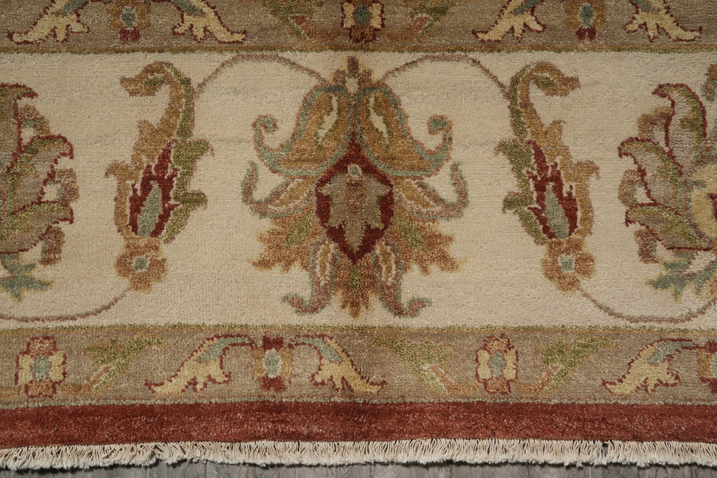 9.8 x 14 Chobi Zigler Agra Rug Rust #B-71804