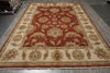 Load image into Gallery viewer, 9.8 x 14 Chobi Zigler Agra Rug Rust #B-71804