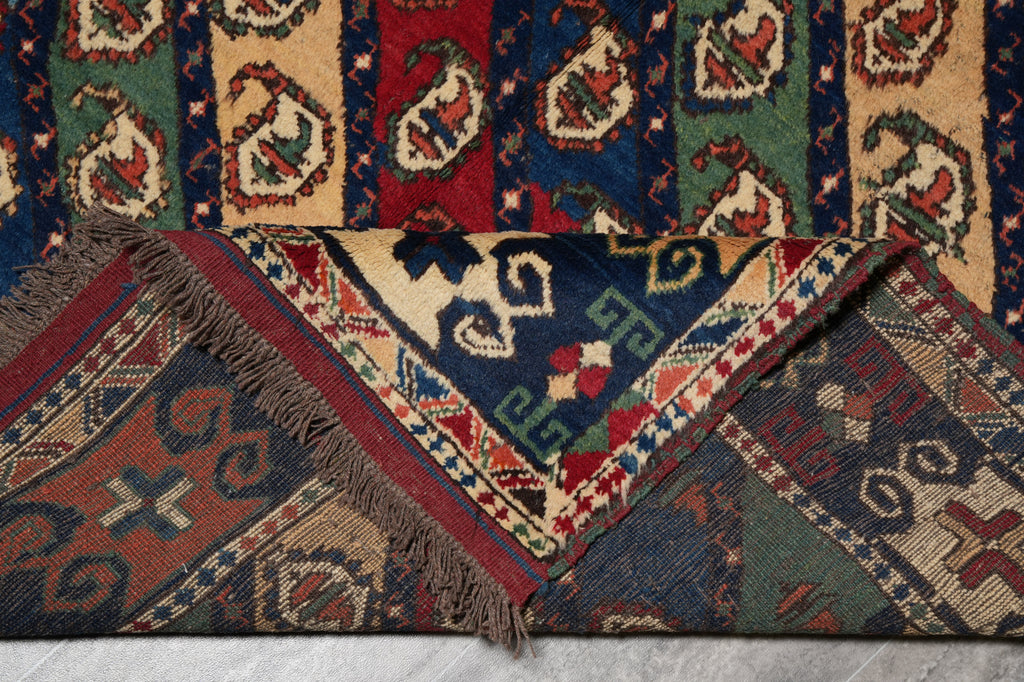 4.8 x 5.7 Handmade Wool Bashir Yamud Rug #PIX-8403