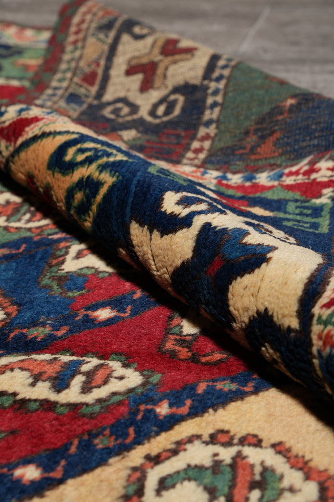 4.8 x 5.7 Handmade Wool Bashir Yamud Rug #PIX-8403