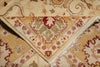 Load image into Gallery viewer, 10 x 15 New Oushak Handmade Agra Vegetable Dye Beige Gold Green #B-74914