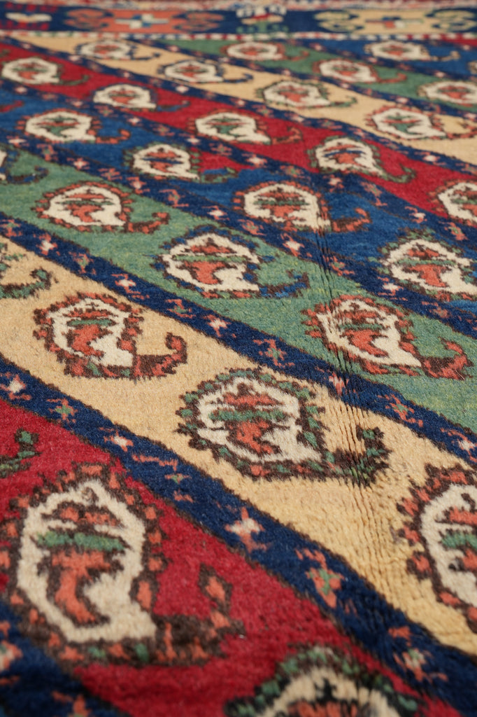 4.8 x 5.7 Handmade Wool Bashir Yamud Rug #PIX-8403