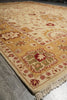 Load image into Gallery viewer, 10 x 15 New Oushak Handmade Agra Vegetable Dye Beige Gold Green #B-74914