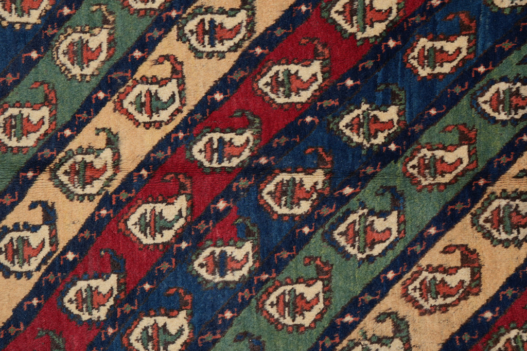 4.8 x 5.7 Handmade Wool Bashir Yamud Rug #PIX-8403