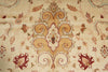 Load image into Gallery viewer, 10 x 15 New Oushak Handmade Agra Vegetable Dye Beige Gold Green #B-74914