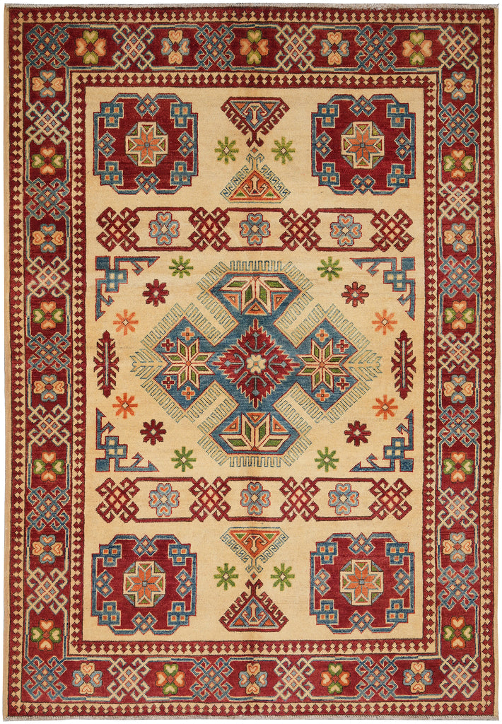 5 x 7 Kazak Handmade Afghanistan Rug 