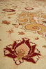Load image into Gallery viewer, 10 x 15 New Oushak Handmade Agra Vegetable Dye Beige Gold Green #B-74914