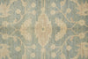 Load image into Gallery viewer, 10 x 13.7 Light SAGE GREEN NETURALS Vegetable Dyed Chobi Peshawar OUSHAK Rug NATURAL WOOL #B-77516