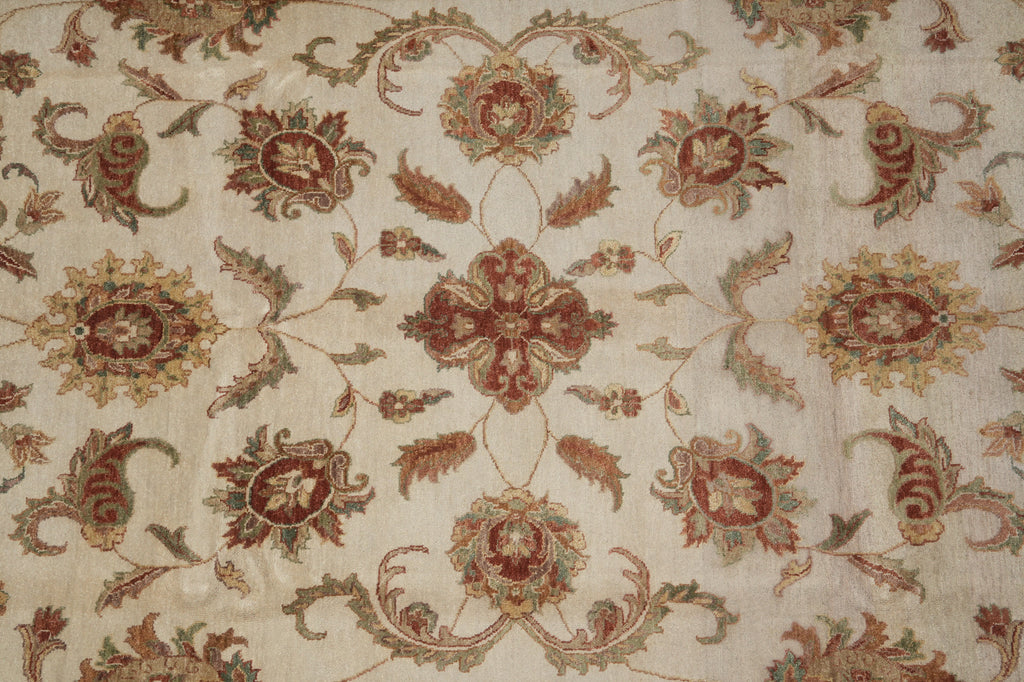9.3 x 13.5 Chiffon White Agra Rug #B-71806