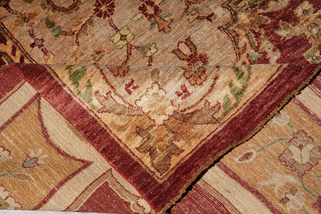 6.6 x 8.0 New Handmade Squarish Ghazni Wool French Pattern Fine Wool Rug #F-4028