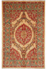 Load image into Gallery viewer, 5.5 x 7.9 Gorgeous Zigler Chobi Rug Natural Silky Wool