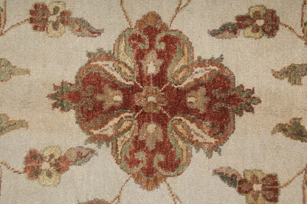 9.3 x 13.5 Chiffon White Agra Rug #B-71806