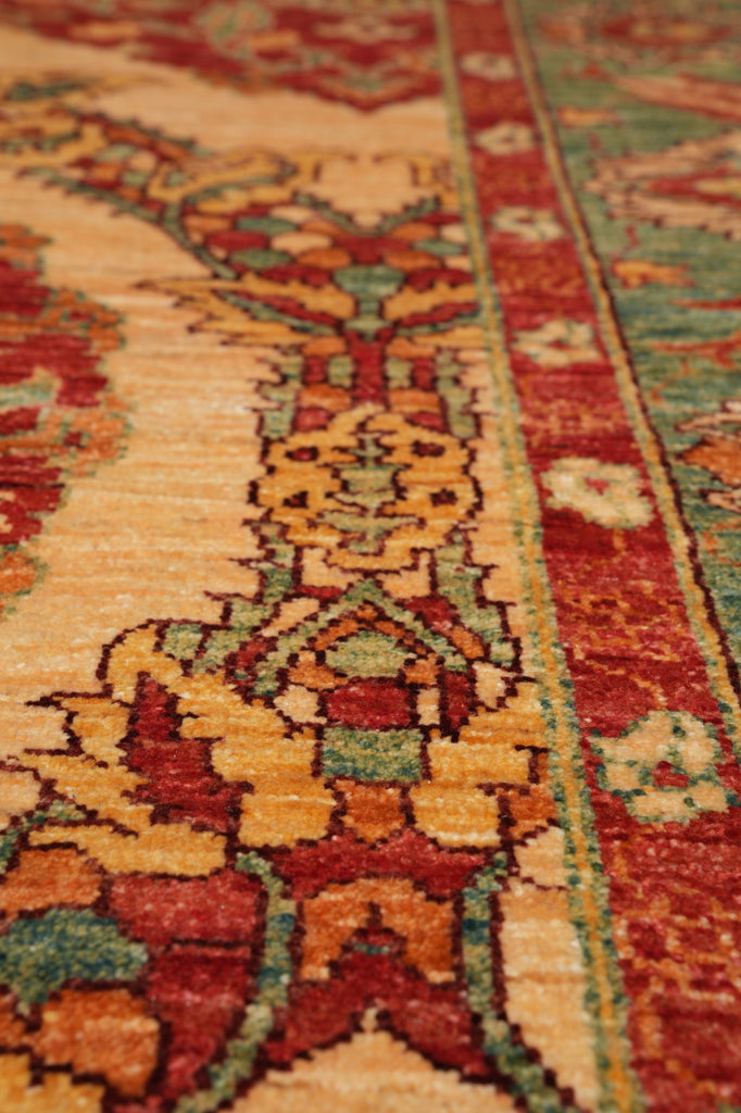 5.5 x 7.9 Gorgeous Zigler Chobi Rug Natural Silky Wool #PIX-14430