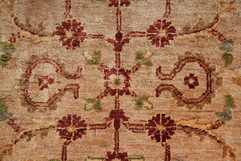 6.6 x 8.0 New Handmade Squarish Ghazni Wool French Pattern Fine Wool Rug #F-4028