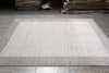 Load image into Gallery viewer, 9.2 x 12.1 Plain Solid Gray Wool Contemporary Handmade Rug #F-5424