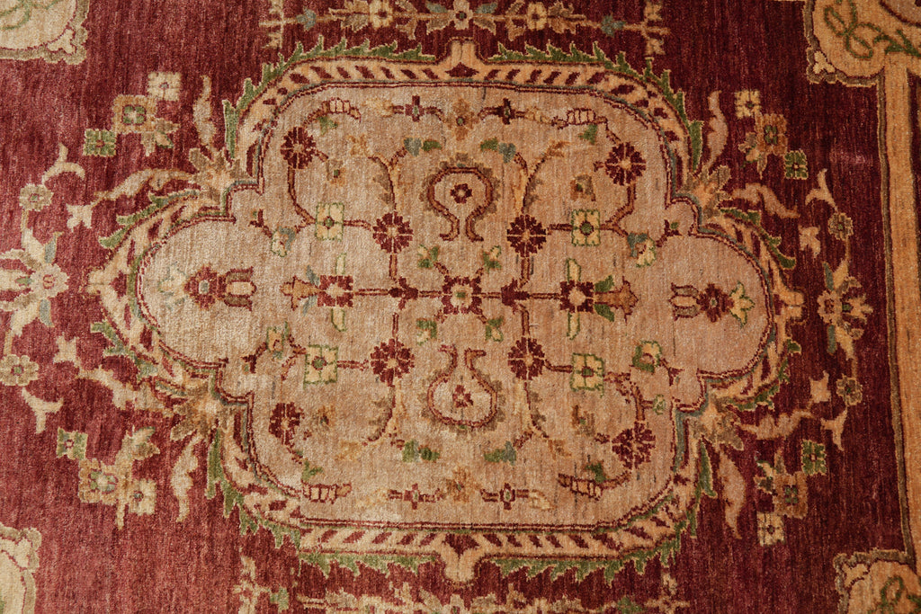 6.6 x 8.0 New Handmade Squarish Ghazni Wool French Pattern Fine Wool Rug #F-4028