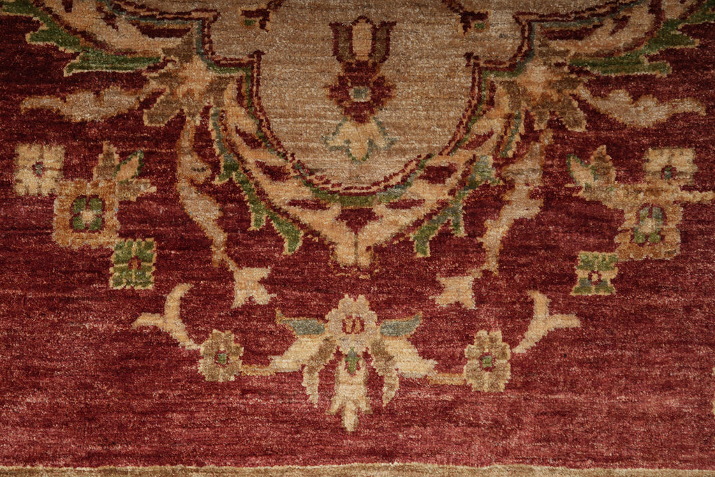 6.6 x 8.0 New Handmade Squarish Ghazni Wool French Pattern Fine Wool Rug #F-4028