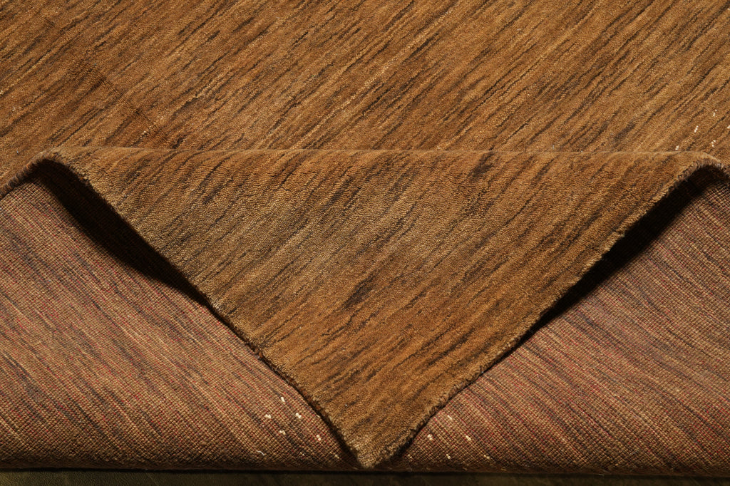 9x12 New Handmade Contemporary Rug Brown Clearance Sale #B-74549