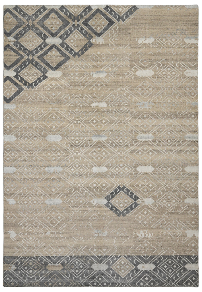 10 x 14 Beige Color Modern Rug #PIX-29150