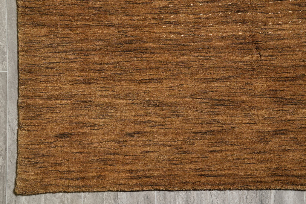 9x12 New Handmade Contemporary Rug Brown Clearance Sale #B-74549