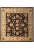 Load image into Gallery viewer, 6.2 x 6.9 Square New Handmade Ziglar Rug Chocolate Brown #F-4029