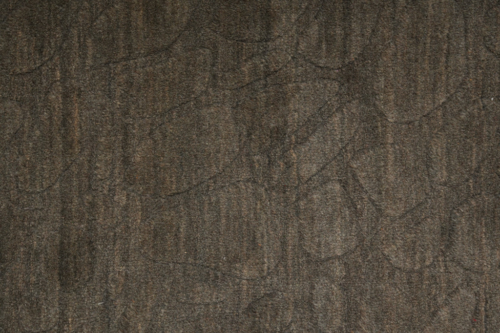9.5 x 13.5 Contemporary Gray Rug Modern Carpet Wool Handmade #F-5888