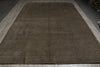 Load image into Gallery viewer, 9.5 x 13.5 Contemporary Gray Rug Modern Carpet Wool Handmade #F-5888