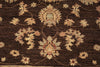 Load image into Gallery viewer, 6.2 x 6.9 Square New Handmade Ziglar Rug Chocolate Brown #F-4029