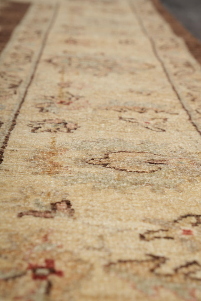 6.2 x 6.9 Square New Handmade Ziglar Rug Chocolate Brown #F-4029