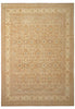 Load image into Gallery viewer, 10 x 13.4 Neutral Brown Gold Warm colors quality Natural Wool Handmade Chobi Peshawar Ziegler rug #PIX-20336