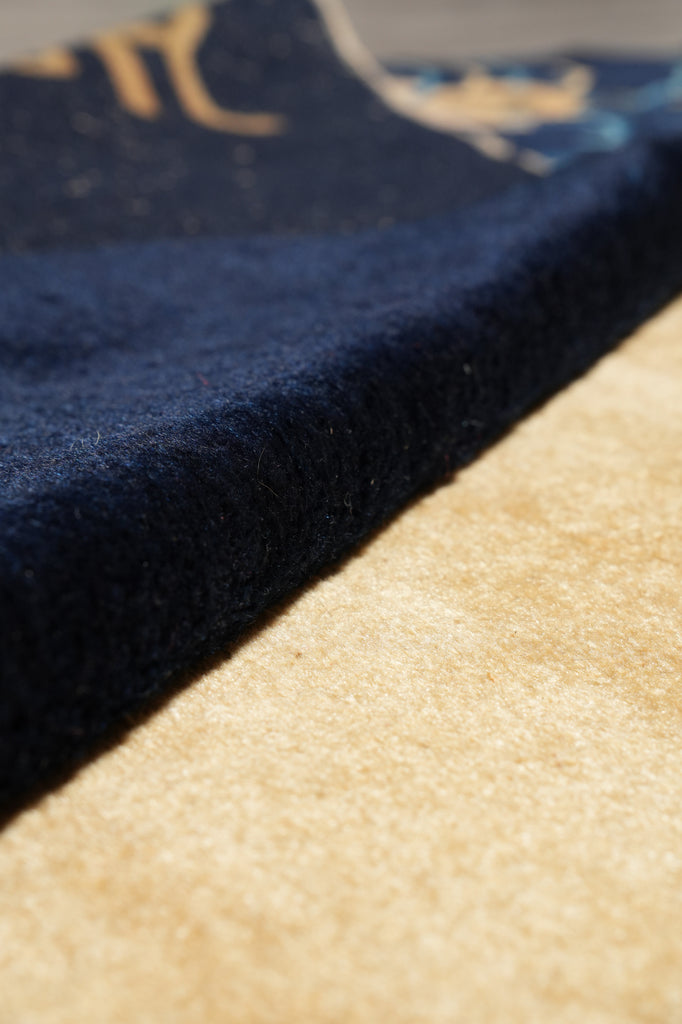 8.6 x 9.3 Antique Art Deco Chinese Carpet #F-6056