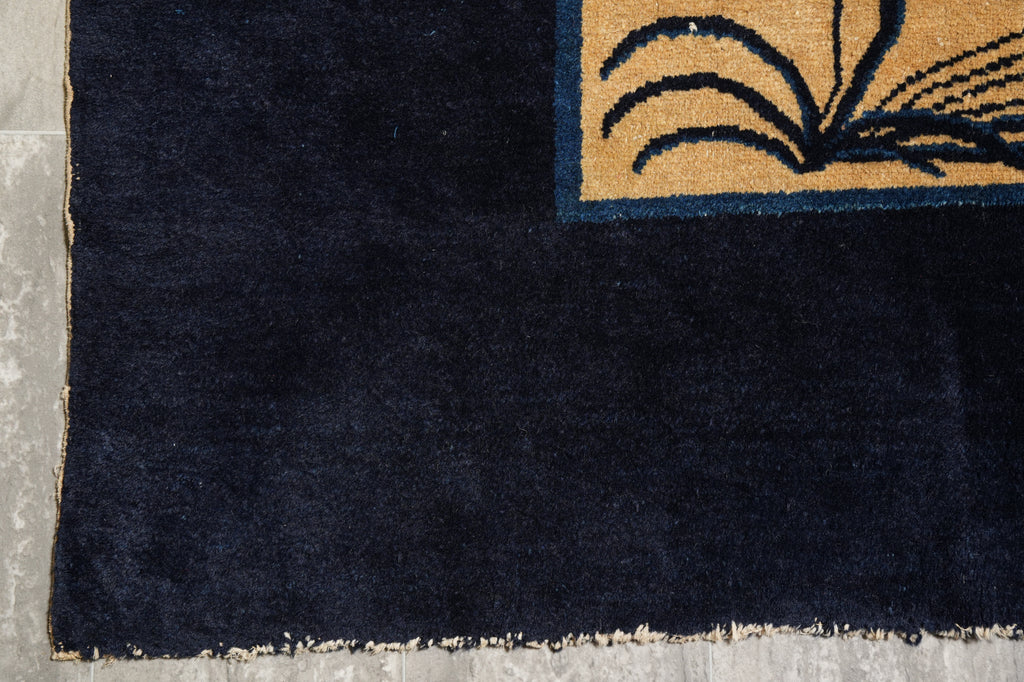 8.6 x 9.3 Antique Art Deco Chinese Carpet #F-6056