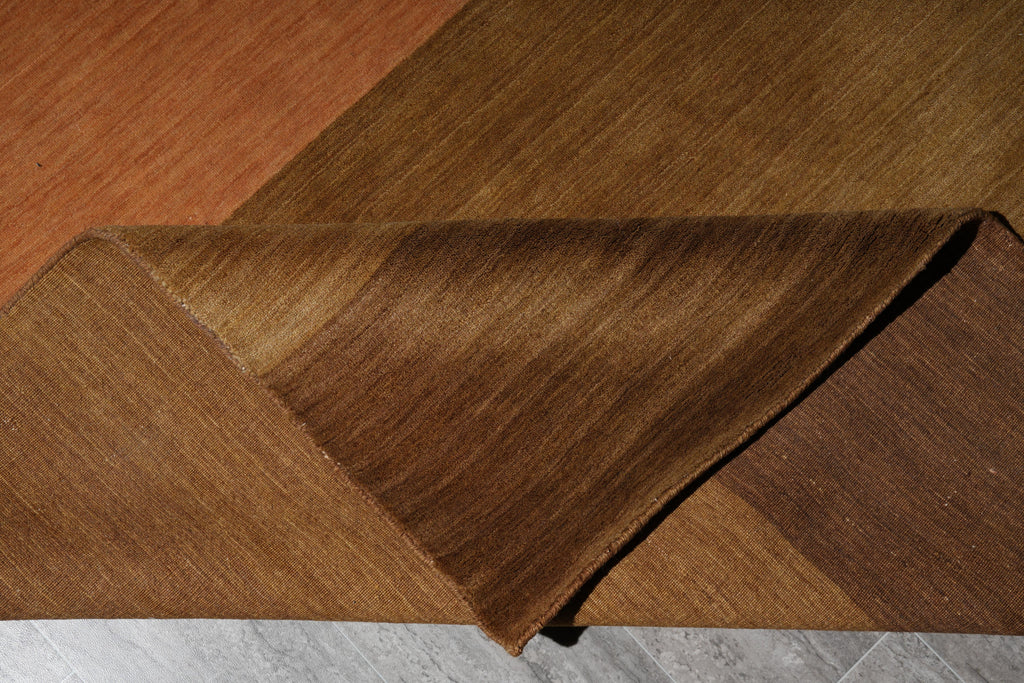 5.5 x 11.2 New Handmade Wool Contemporary Runner Rug #F-4030