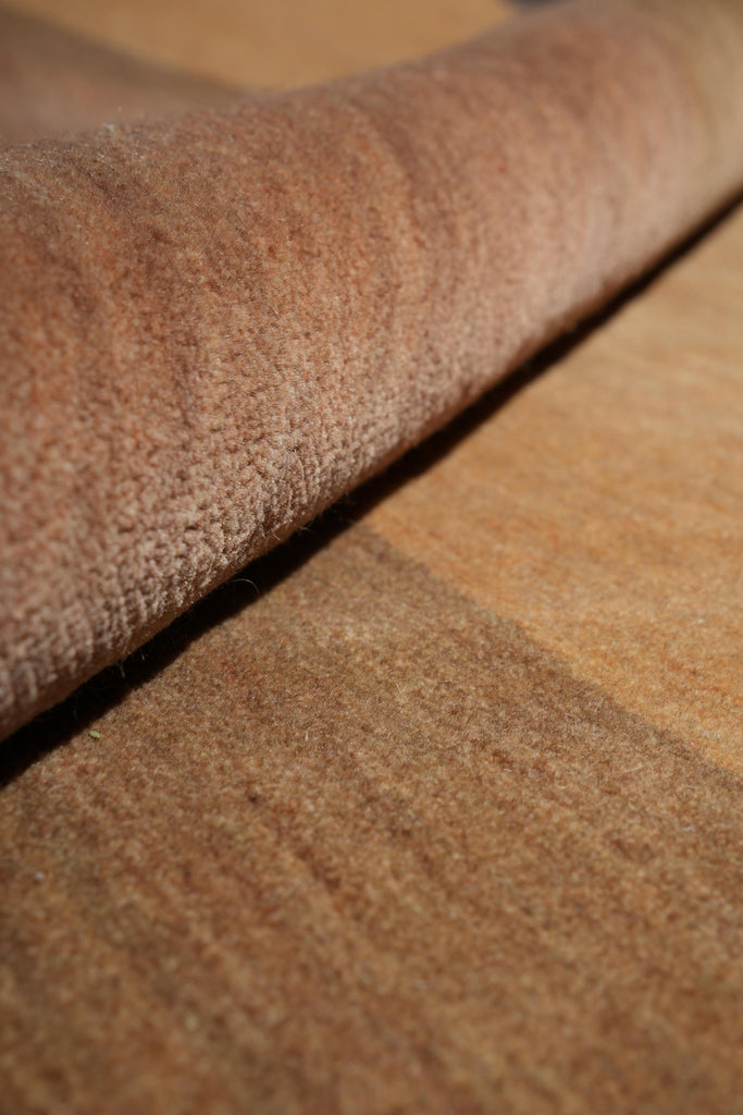 5.5 x 11.2 New Handmade Wool Contemporary Runner Rug #F-4030