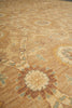 Load image into Gallery viewer, 10 x 13.4 Neutral Brown Gold Warm colors quality Natural Wool Handmade Chobi Peshawar Ziegler rug #PIX-20336