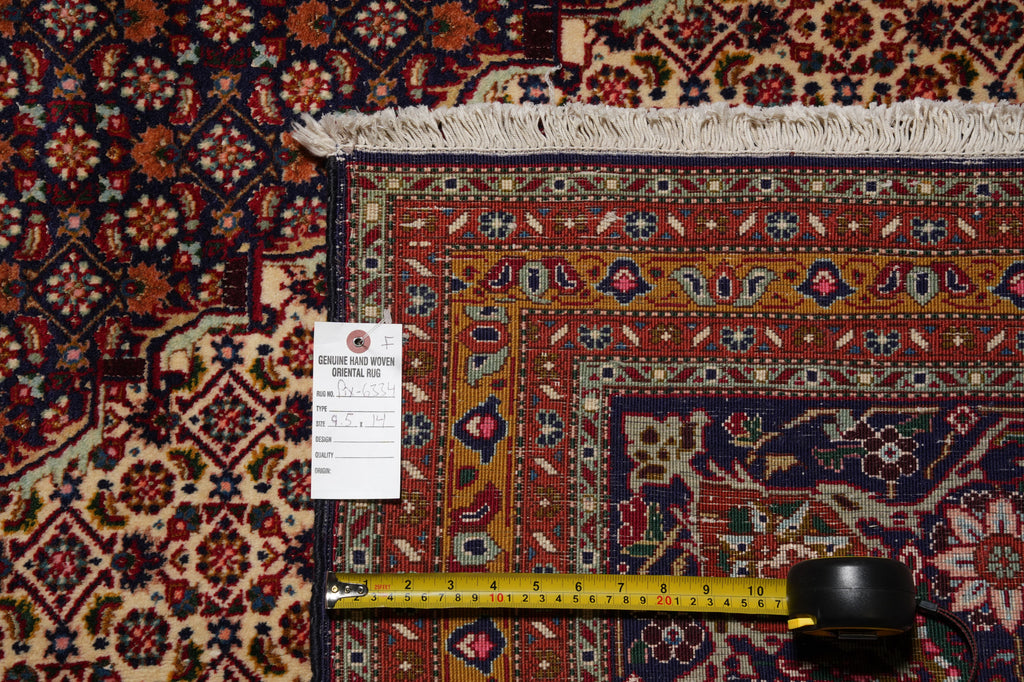 9.5 x 14 Authentic Quality Persian Mahi Tabriz Rug #PIX-6334