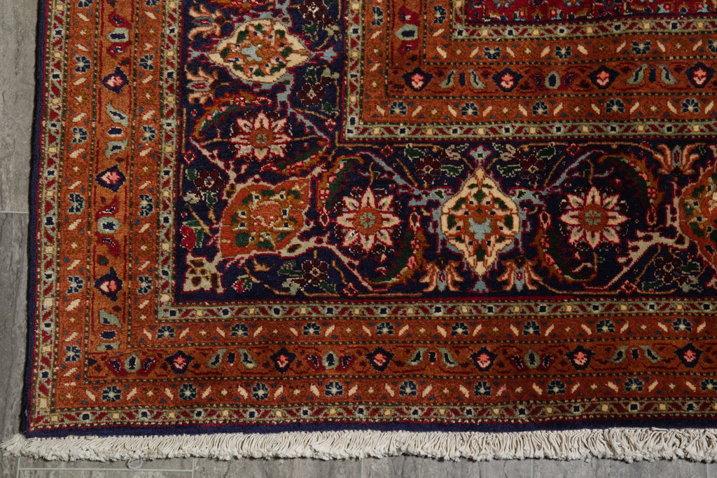 9.5 x 14 Authentic Quality Persian Mahi Tabriz Rug #PIX-6334