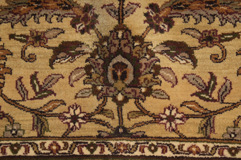 6.0 x 6.0 Handmade Jaipur Square Handmade Wool Rug #F-4031