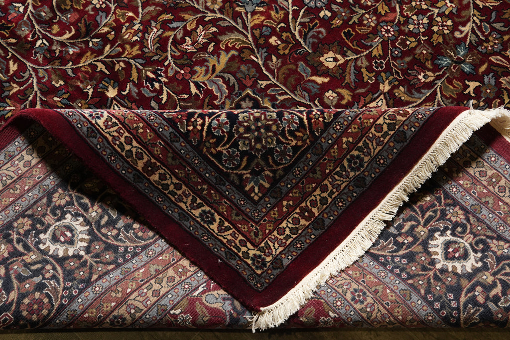 10 x 14  Fine Quality Handmade Rug Sheikh Safi Burgundy #PIX-10251