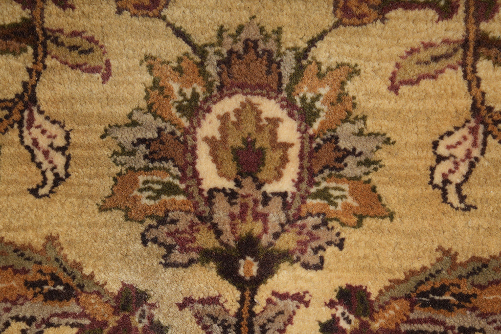 6.0 x 6.0 Handmade Jaipur Square Handmade Wool Rug #F-4031