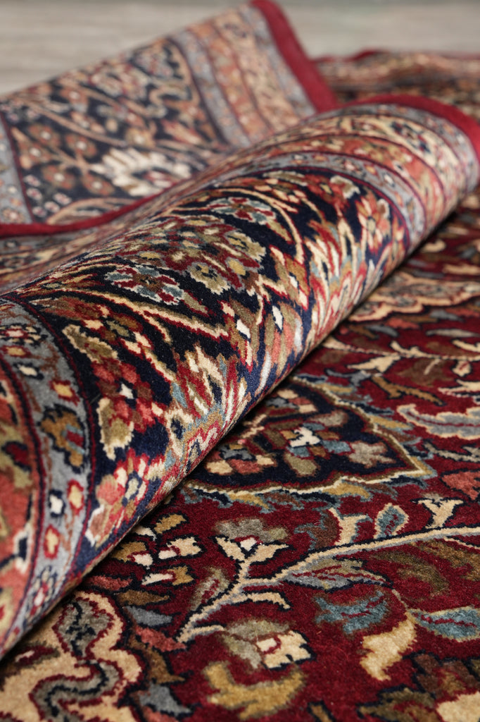 10 x 14  Fine Quality Handmade Rug Sheikh Safi Burgundy #PIX-10251