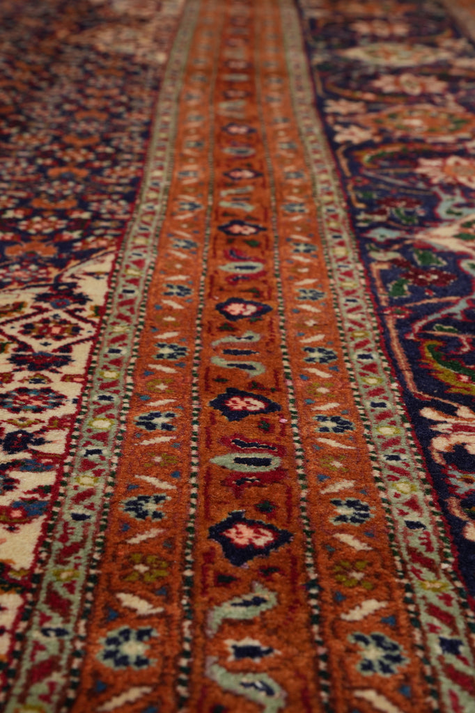 9.5 x 14 Authentic Quality Persian Mahi Tabriz Rug #PIX-6334
