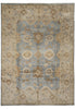 Load image into Gallery viewer, 10 x 14 Light Blue Handmade Oushak Wool Rug #F-3219