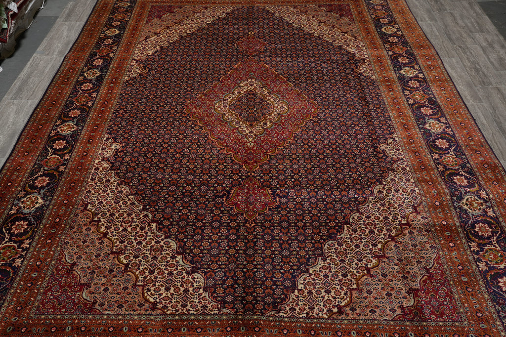 9.5 x 14 Authentic Quality Persian Mahi Tabriz Rug #PIX-6334